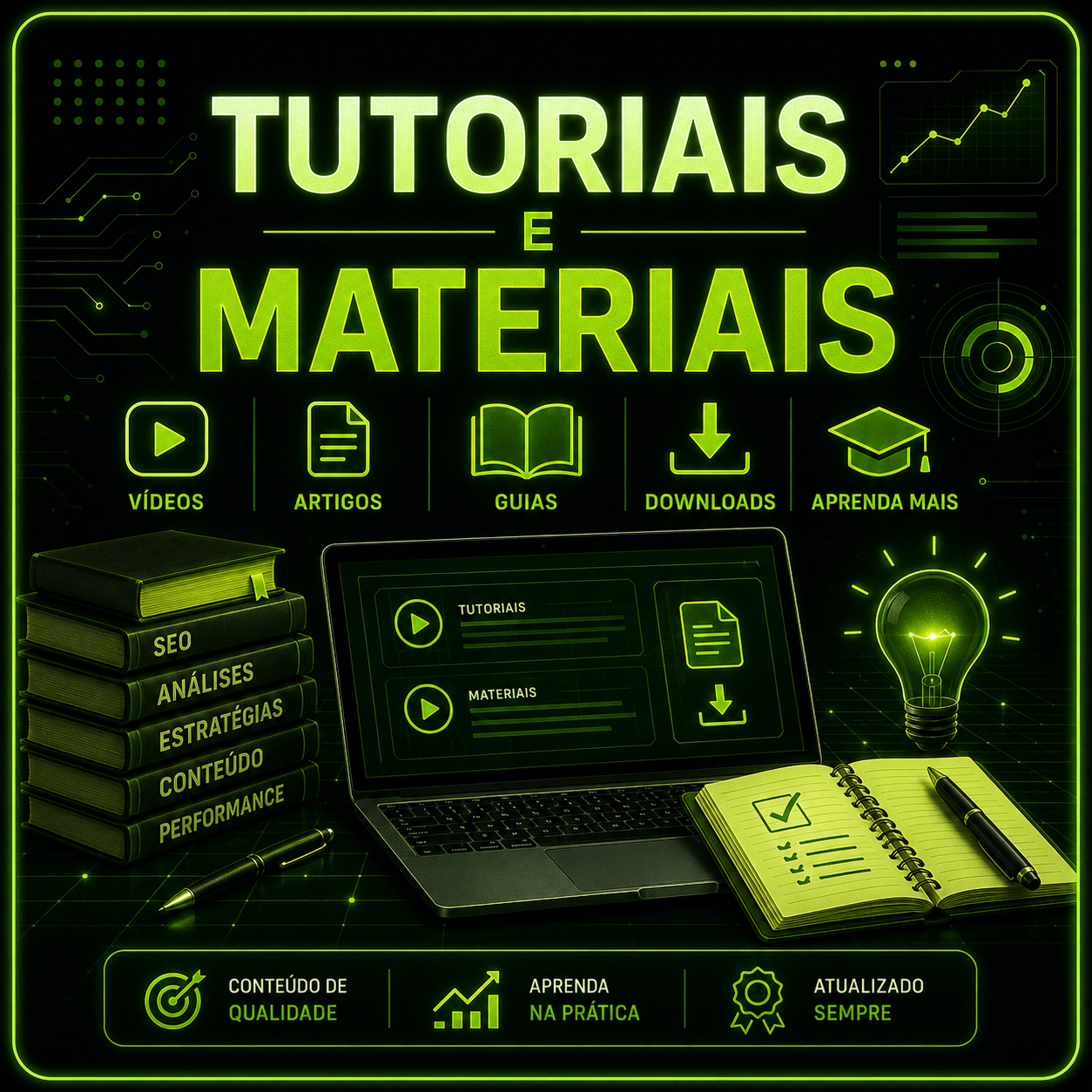 Tutoriais e Materiais