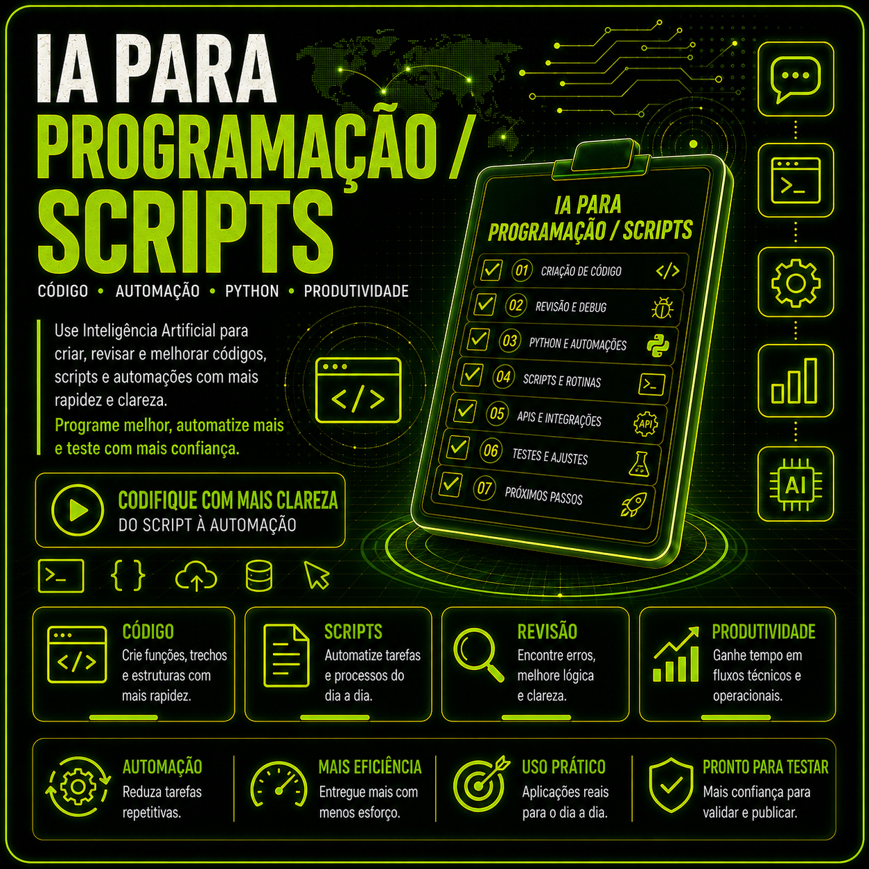 Ia para Programação e Scripts